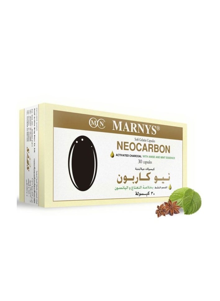 MARNYS - Marnys Neocarbon Capsules with Activated Charcoal. - Image 1