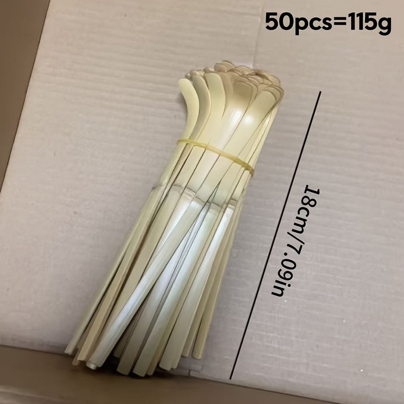 Natural Bamboo Matcha Spoons 100 Tea Spoons Tea Ceremony Scoops Accessories Back To School Season - Image 2