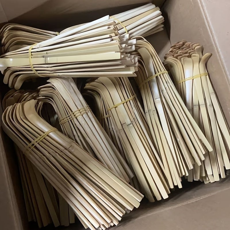 Natural Bamboo Matcha Spoons 100 Tea Spoons Tea Ceremony Scoops Accessories Back To School Season - Image 3