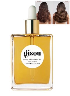 Gisou Honey Infused Hair Oil, Negin Mirsalehi, 20ml 0.7fl.oz  - Image 1