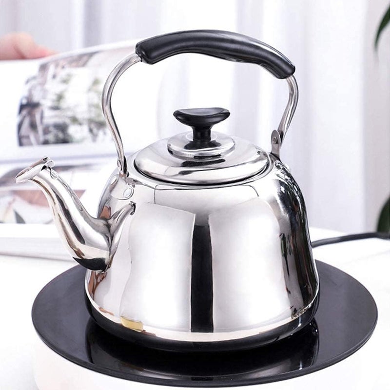 Silver Stainless Steel Teapot (2L) - Image 4