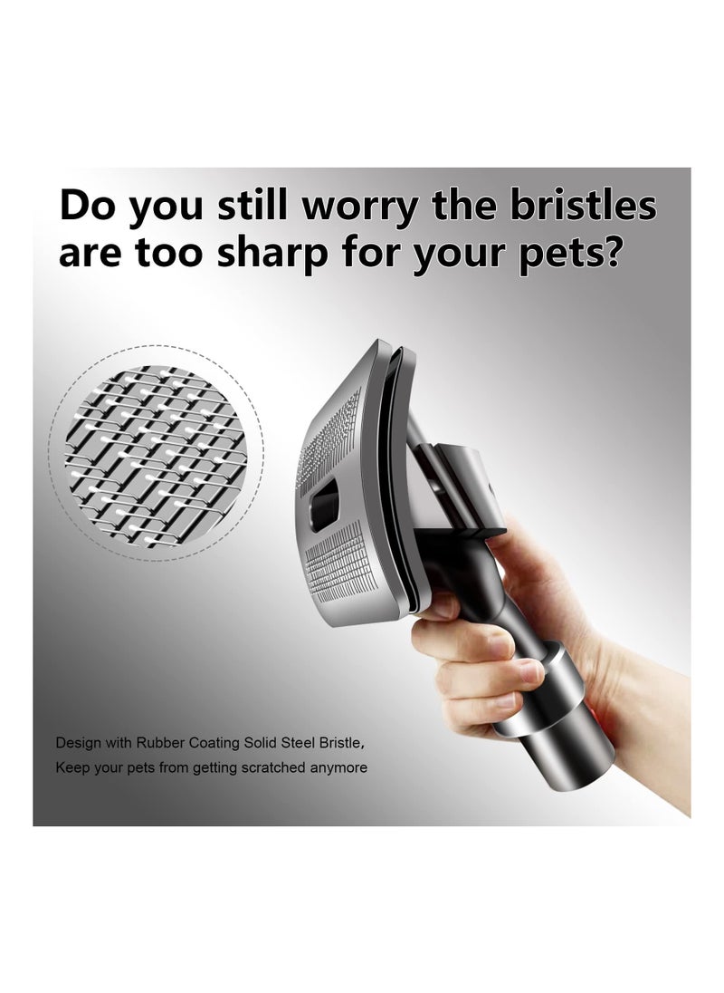 SYOSI - SYOSI Dog Pet Attachment Brush Compatible with Dyson V7 V8 V10 V11 V12 V15 Vacuum Cleaner with Trigger Lock (Brush+Extention Hose+Trigger Lock) - Image 1