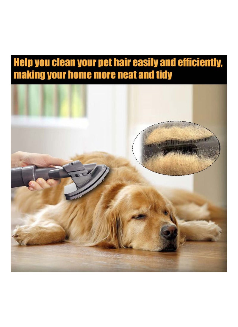 SYOSI - SYOSI Dog Pet Attachment Brush Compatible with Dyson V7 V8 V10 V11 V12 V15 Vacuum Cleaner with Trigger Lock (Brush+Extention Hose+Trigger Lock) - Image 1