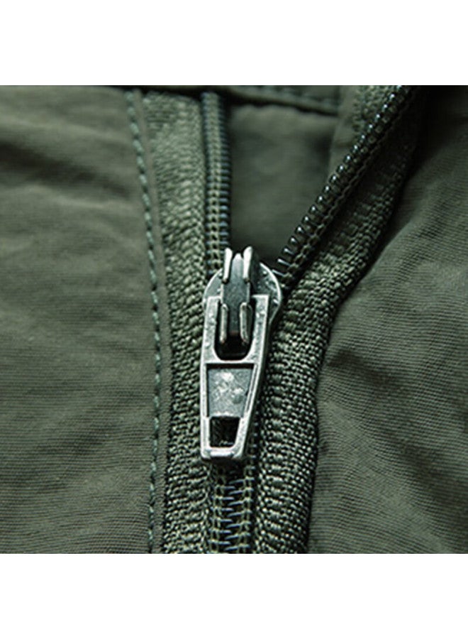 Vancamel Men's Casual Loose Breathable Outdoor Durable Workwear Pants Hiking Sports Quick-dry Softshell Pants Gray 4XL - Image 2