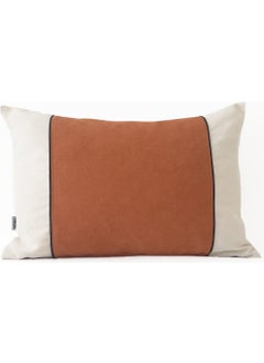 Plain Scandinavian Plain Throw Pillow Cover Cinnamon Cream