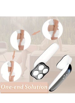 EVEREEN Body Sculpting Machine Upgraded, Handheld Cellulite Massager for Belly Arms Legs Waist, 4 Massage Heads Larger Contact Surface with Body, belly burner  - Image 2