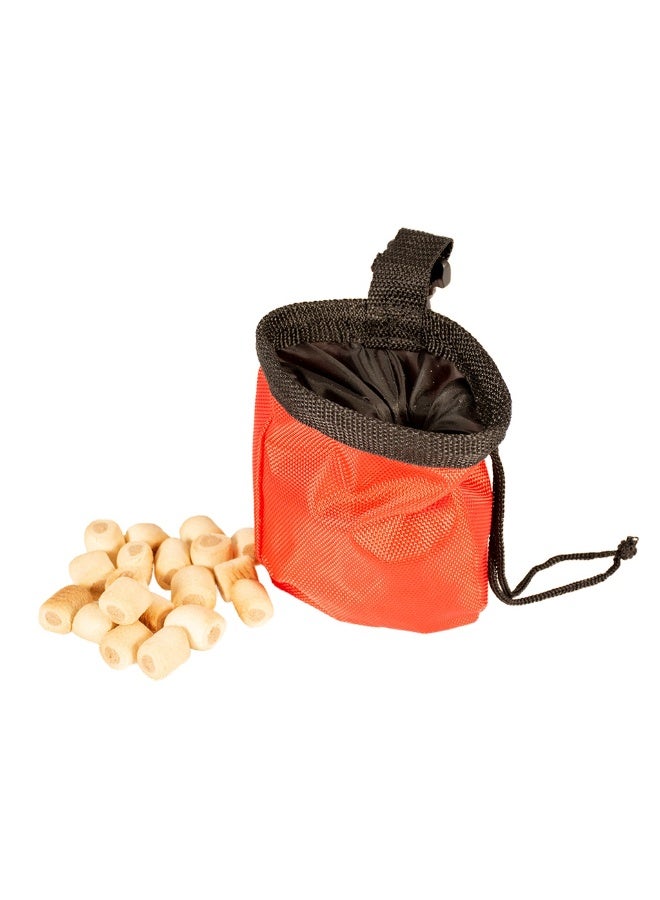 Duvo + Duvo+ Treat Pouch 11X11X14cm Black/Red - Image 3