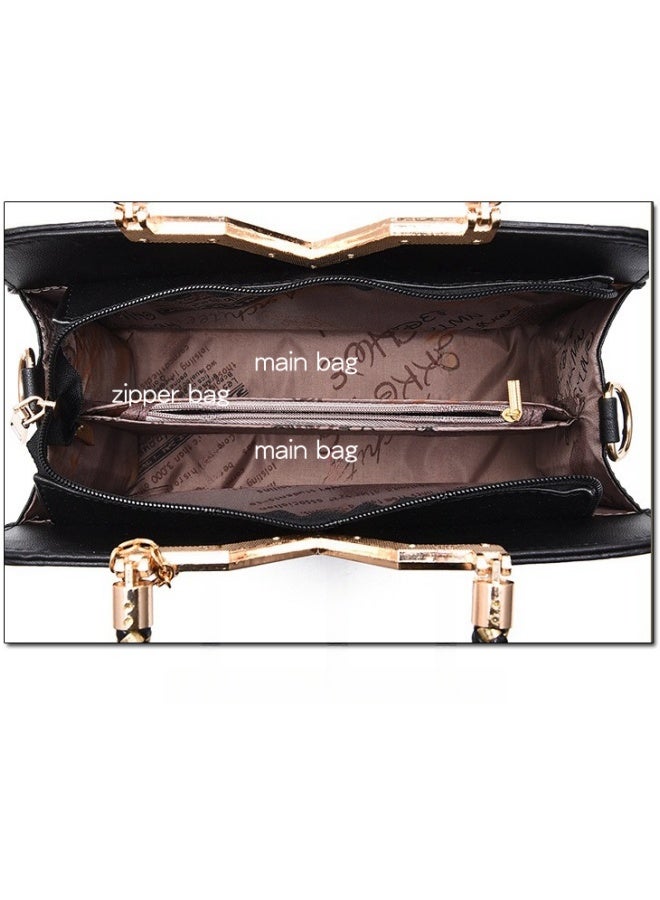 SHABILI Women's Fashion Luxury Shoulder Bags, Ladies Designer Vintage Handbag Tote Bags Clutch Bag, PU Leather Crossbody Bag Satchel Bag Beach Bag Carry Bag for College Students and Teenagers - Image 4