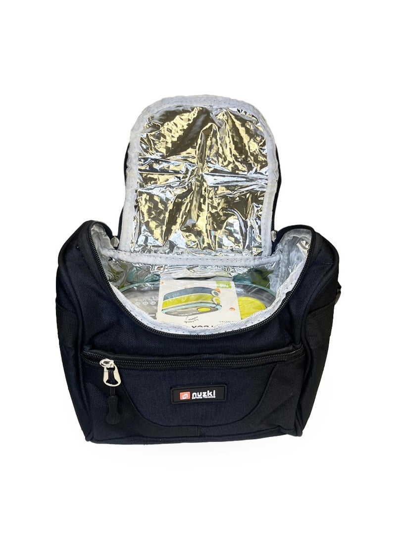 Nuzki Kids Insulated Lunch bag,Cooler Bag Travel Lunch Tote Bags With Adjustable Strap For School Children Student. - Image 3