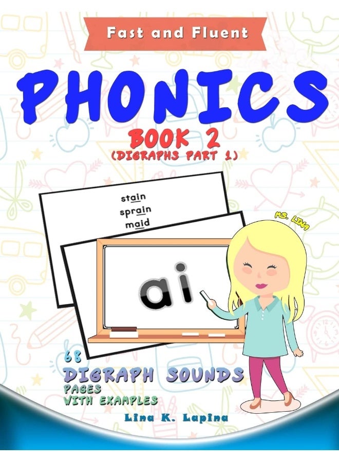 CREATESPACE Phonics Flashcards (Digraph Sounds): 68 flash cards with examples