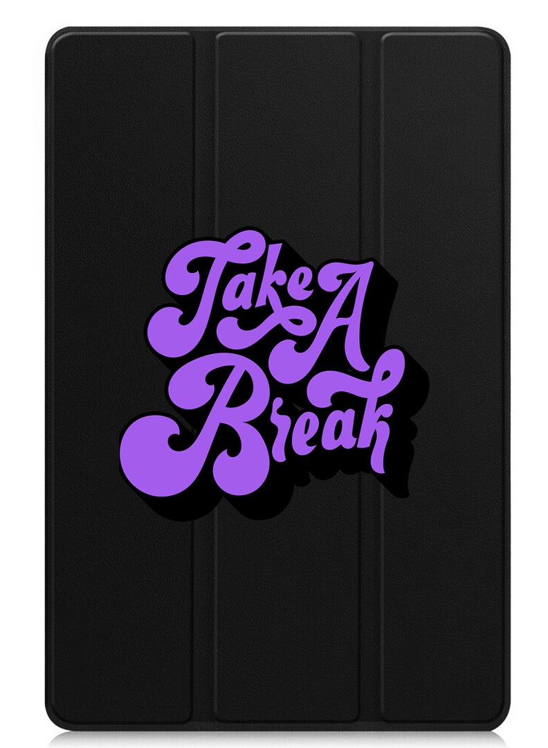 Theodor Protective Flip Case For Apple iPad mini 7th Generation (A17 Pro 2024 / Mini 6 2021 6th Generation) With Trifold Stand Auto Wake Sleep Shockproof Cover Take a Break-01 - Image 1