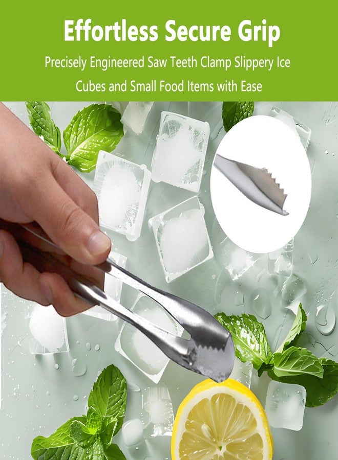 يافيجي ملقط مكعبات الثلج من يافيجي، فضي اللون، مثالي لتحضير مكعبات الثلج الصغيرة المصنوعة من النحاس الصلب والفولاذ المقاوم للصدأ، بطول 7 بوصات، مناسب للاستخدام في مطبخ تحضير الكوكتيلات. - Image 4