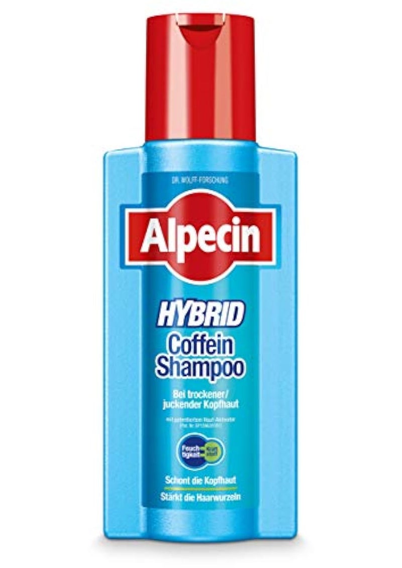Alpecin Hybrid Shampoo 250ml | Natural Hair Growth Shampoo for Sensitive and Dry Scalps | Energizer for Strong Hair | Hair Care for Men Made in Germany - Image 1
