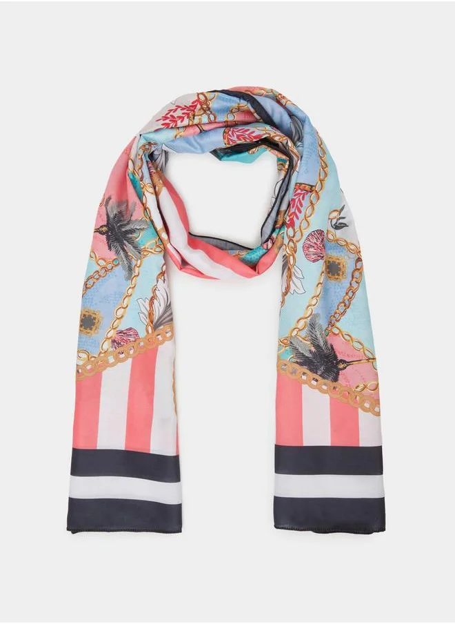ستايلي Styli All-Over Print Scarf