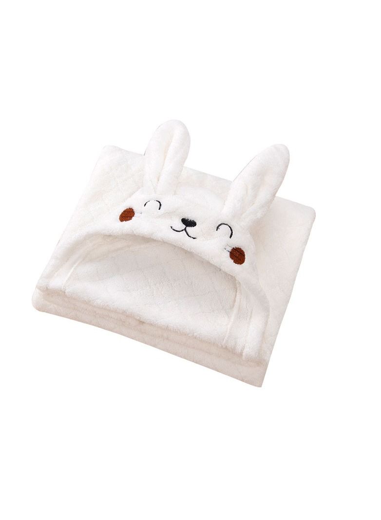 Loquat With Hood Coral Fleece Cloaks Bath Towels