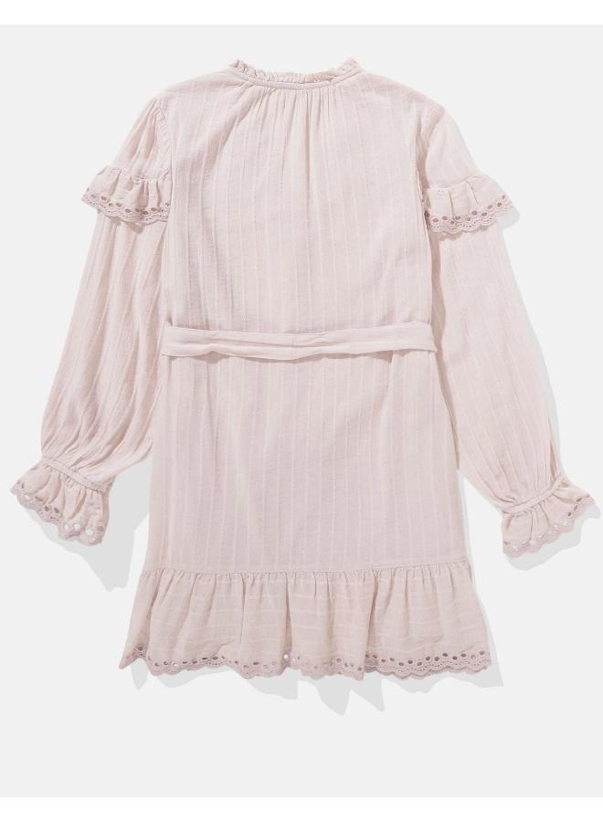 American Eagle Eyelet Trim Mini Dress - Image 2