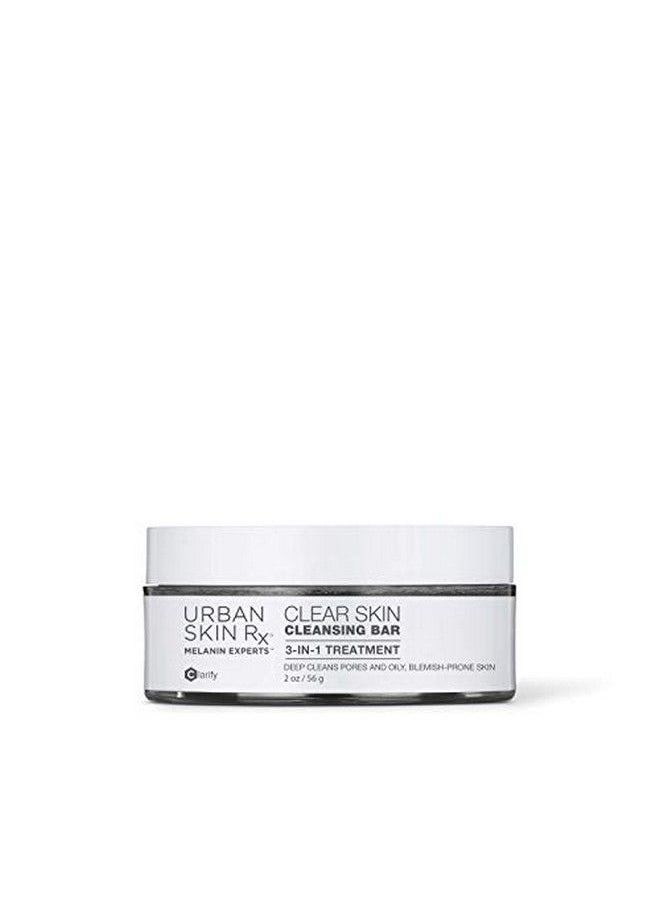 Urban Skin Rx - Clear Skin Cleansing Bar : 3In1 Daily Cleanser Exfoliator And Mask Removes Excess Oil And Improves Blemishes Formulated With Salicylic Acid Eucalyptus And Sulfur : 20 Oz - Image 1