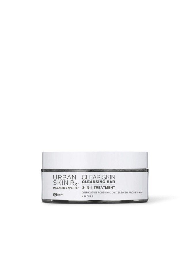 Urban Skin Rx - Clear Skin Cleansing Bar : 3In1 Daily Cleanser Exfoliator And Mask Removes Excess Oil And Improves Blemishes Formulated With Salicylic Acid Eucalyptus And Sulfur : 20 Oz - Image 1