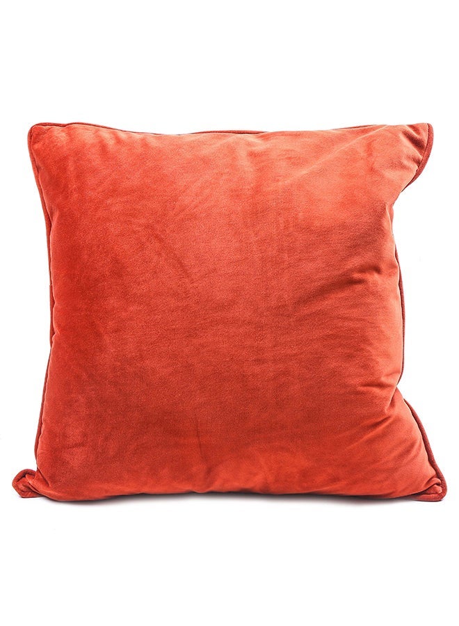 NIBEMINENT Piped Pattern Decorative Cushion Red 50 x 50cm