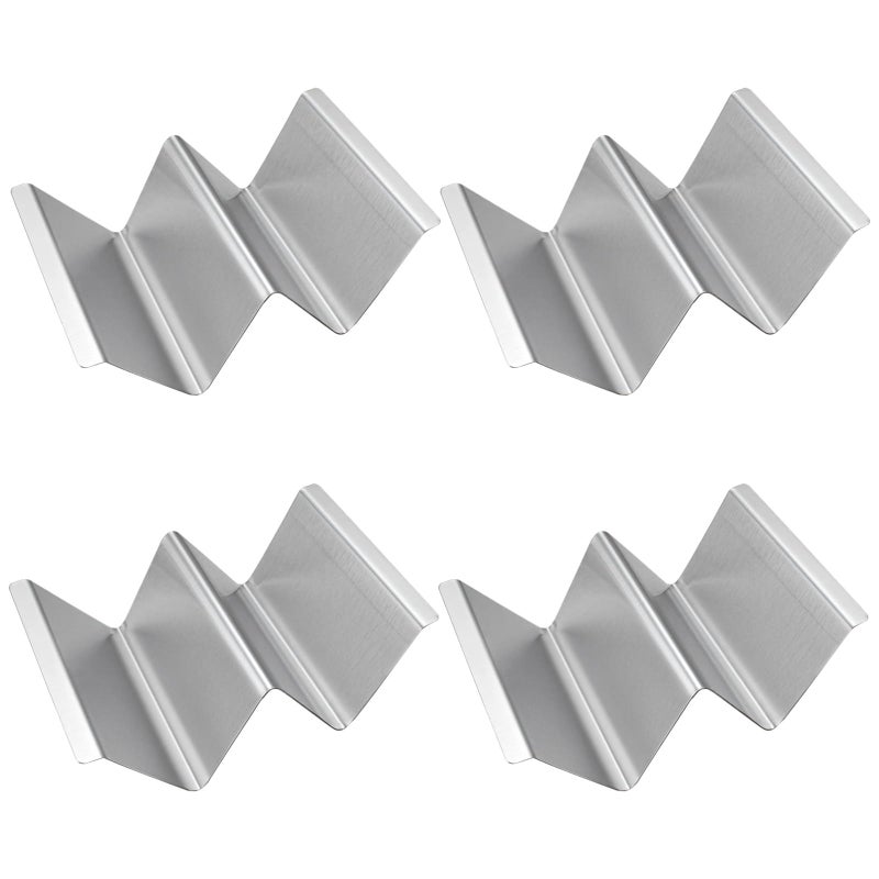 4 Pcs Stainless Steel Taco Holders For Blackstone Grill And Ovens - Image 2
