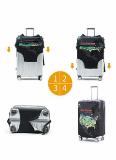 Excefore Luggage Cover, Water-Washable Suitcase Cover, Spandex Elastic Anti Scratch Luggage Protective Covers for 18-21 Inch Trolley Case  - Image 3
