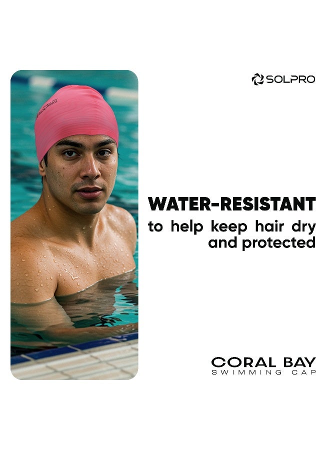 SOLPRO Coral Bay Swimming Cap (Pink) - Image 2