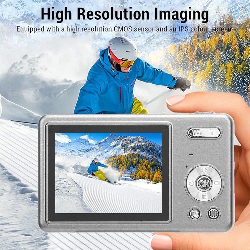 4K Digital Camera 50MP Anti Shake 32GB Compact Selfie Camera with 16X Zoom 2.4 Inch Screen - Image 3