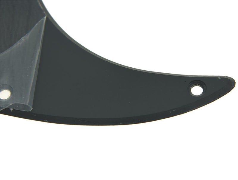 KAISH 11 Hole ST/Strat Style One Humbucker Guitar Pickguard Scratch Plate for Delonge Stratocaster/Strat Matte Black 1 Ply - Image 2