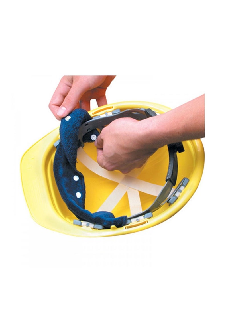 Occunomix 870 Snap On Hardhat Sweat Band, Blue - Image 2