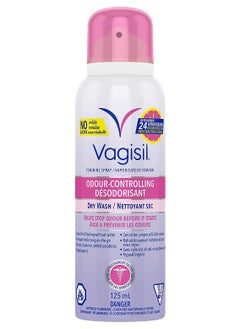 Vagisil Feminine Spray Odour Controlling Dry Wash, 125 ml 