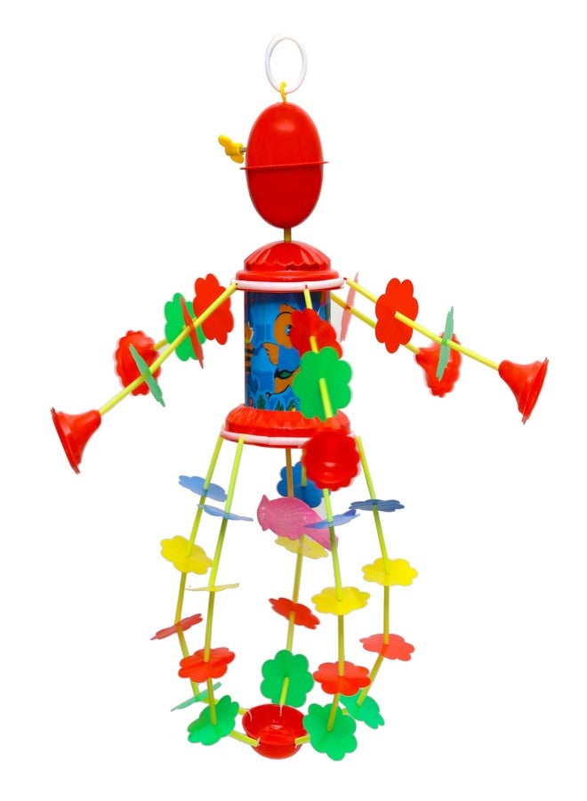 DISILA TRADERS Musical Vibrant jhoomer Toy with Soothing Sound for Toddlers| Musical Toy with Adorable Designs and Bright Colors. - Image 4