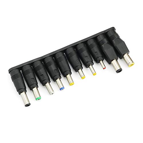 Longdex 10pcs Laptop DC Power Adapter Kits Universal 5.5 mm x 2.1 mm Power Adapter Tips Connector for Computer Notebook Power Supply Male Plug Converter - Image 3