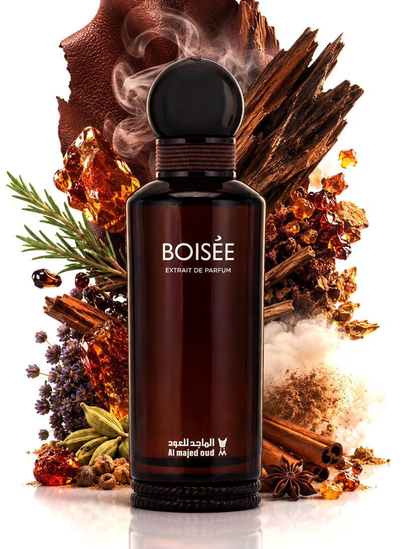 Al Majed Oud BOISEE Parfum 150ml | Luxury Unisex Leather Woody Perfume with Amber & Smoky Notes | Long Lasting Signature Fragrance - Image 1
