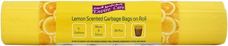 Enviro Care Lemon Scented Garbage Bags - 30 Count - Image 1