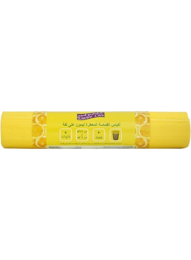 Enviro Care Lemon Scented Garbage Bags - 30 Count - Image 2