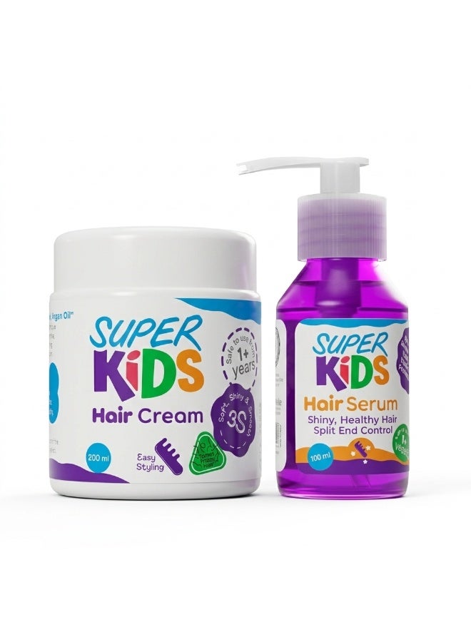 Superkids Baby Hair cream 200ml & Hair Serum 100ml Bundle - Image 1