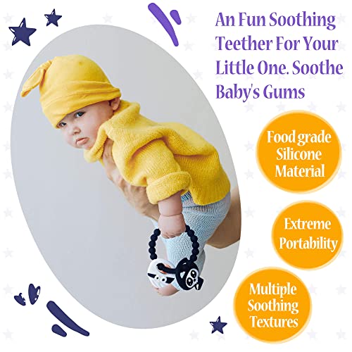 BIGSPINACH Mummy Teether and Cute Grim Reaper Ring Teether Halloween Activities Designed with a Bumpy Ring for Soothing and Ease of Grabbing - Image 4