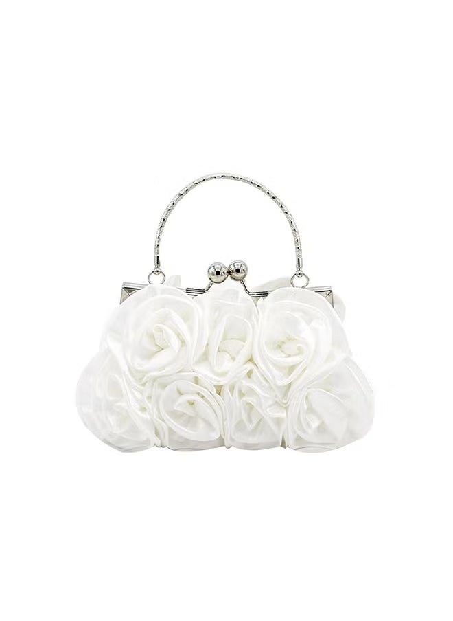 Generic Evening Bag Design Vintage Lock Satin Clutch Purse Bag Wedding Party Clutch  - Image 1