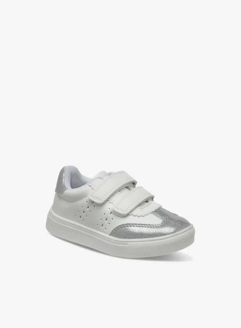 Barefeet Panelled Sneakers with Hook and Loop Closure