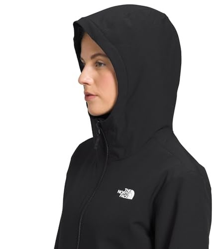 The North Face Women's Shelbe Raschel Fleece Hooded Jacket (Standard & Plus Size) | Wind & Water Resistant, Soft Fleece Lining, Attached Hood, TNF Black-NPF, Large - Image 4