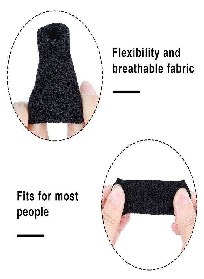 Yolev 10 Finger Splint Trigger Finger Splint Protectors Thumb Braces Support Elastic Finger Splint Compression Protector Braces for Relieving Pain Arthritis Aids - Image 5