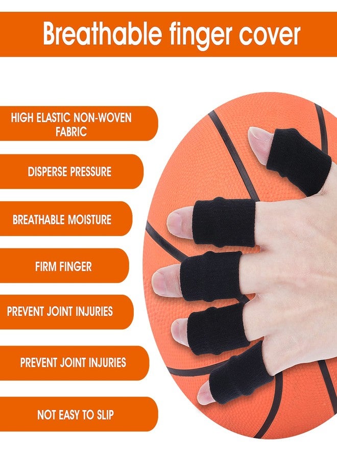 Yolev 10 Finger Splint Trigger Finger Splint Protectors Thumb Braces Support Elastic Finger Splint Compression Protector Braces for Relieving Pain Arthritis Aids - Image 3