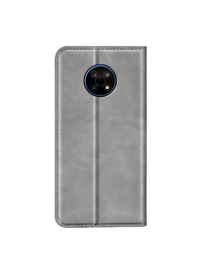 اس-توب جراب هاتف Nokia G50 Retro-skin Business جراب جلدي مغناطيسي مع حامل وفتحات للبطاقات ومحفظة - Image 3