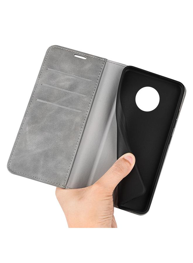 اس-توب جراب هاتف Nokia G50 Retro-skin Business جراب جلدي مغناطيسي مع حامل وفتحات للبطاقات ومحفظة - Image 4