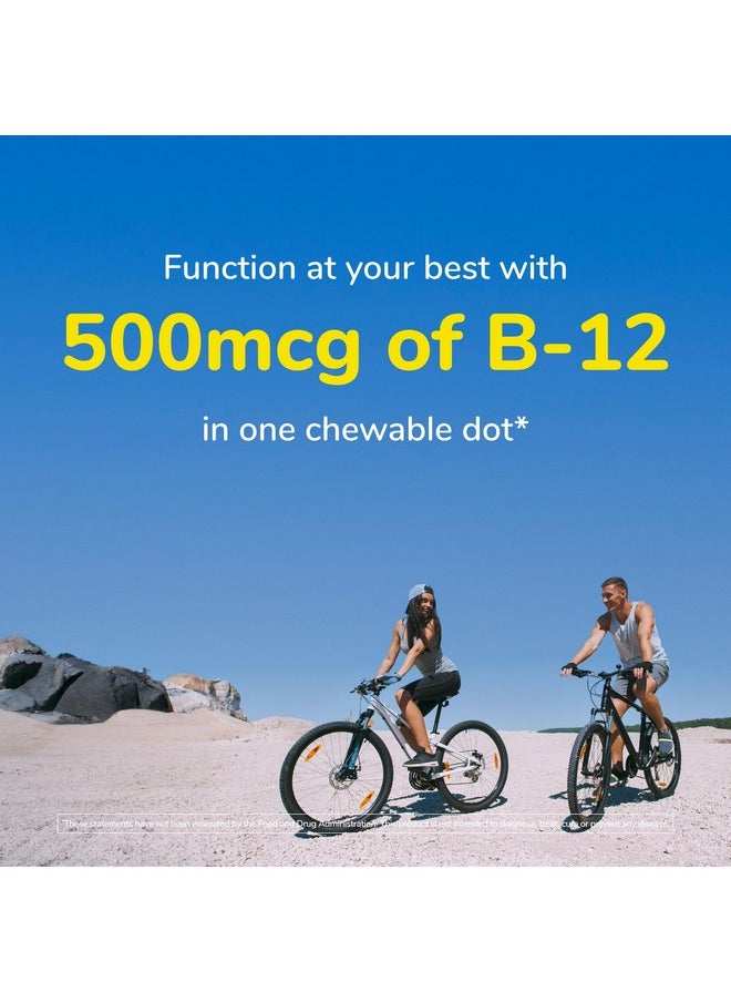 توين لاب Twinlab B-12 Dots - مكملات دعم إنتاج الطاقة مع فيتامين B12-500 ميكروجرام، 250 قرصًا  - Image 4
