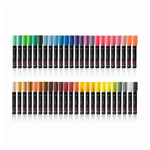 JumpOff Jo – Liquid Chalk Markers – Reversible Chisel and Round Tip – Multi Color (48) - Image 2