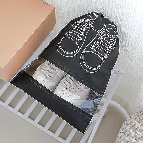 Nirency Shoe Bags Pouches Travel, Shoe Bag, Shoe Cover, Shoes Bag for Travel, Shoe Cover for Travelling (Pack of 6) (Multi Colour) - Image 3