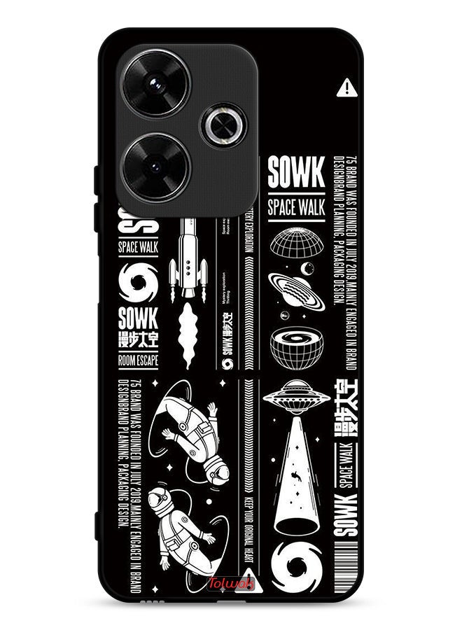 Tolwak Xiaomi Redmi 13 4G Protective Case Cover Sowk Space Walk Sticker - Image 1