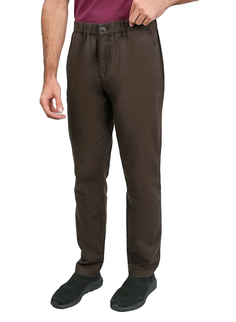 Men's Slim Taper Linen Cotton Khakis