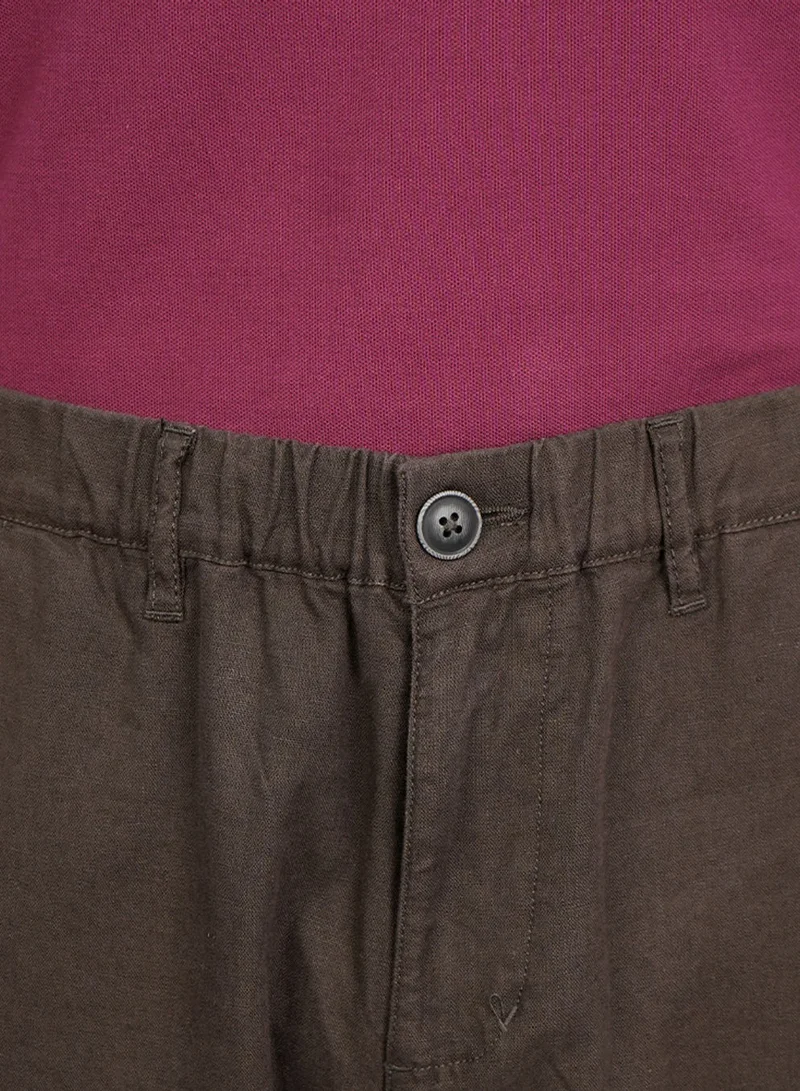 GIORDANO  Men's Slim Taper Linen Cotton Khakis for Men | Best Price UAE